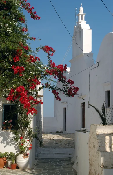 Řecký ostrov kostel — Stock fotografie
