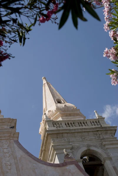 Old church taormina italy — Stock Photo, Image