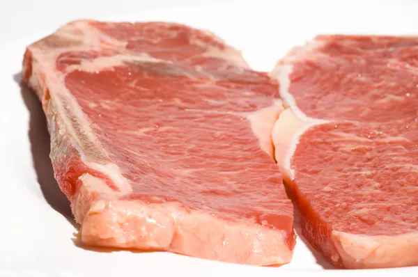 Thin sliced shell steaks — Stock Photo, Image