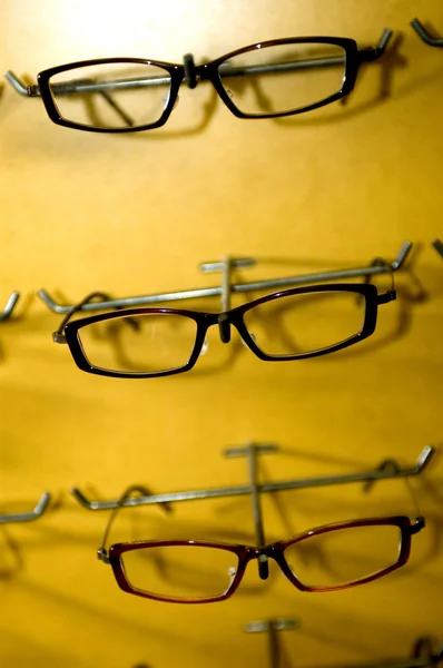 Eyeglasse ramki na ścianie ekran — Zdjęcie stockowe