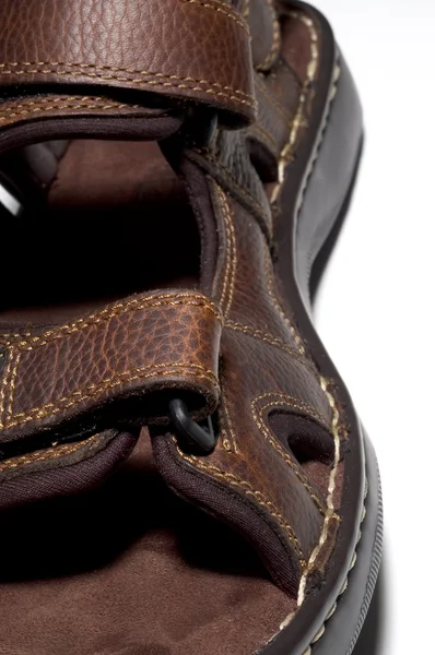 Kahverengi sandalet — Stok fotoğraf