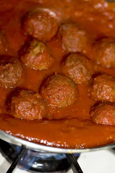 Meatballs tomato sauce — Stock Photo, Image