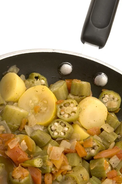 Okra en squash — Stockfoto