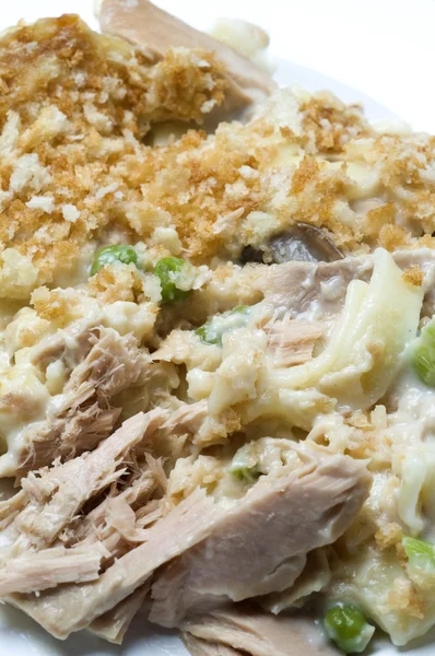 Tuna noodle casserole — Stock Photo, Image