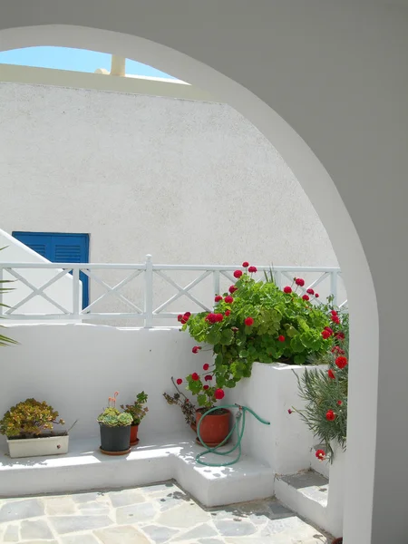 Greek island scene — Stock Photo, Image