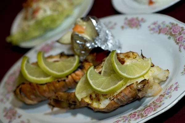 Ogon homara Karaibów — Zdjęcie stockowe
