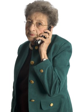 Telefondaki kadın kıdemli