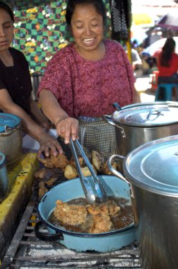 Sokak restoran chichicastenango guatemala