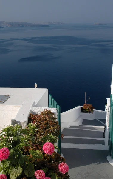 Incroyable vue santorini — Photo