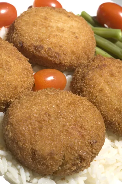 Crab cakes — Stock Photo, Image