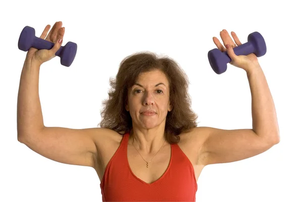 Woman exercising — Stock Photo, Image