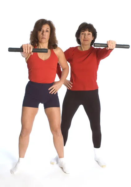 Kvinnor som motionerar — Stockfoto