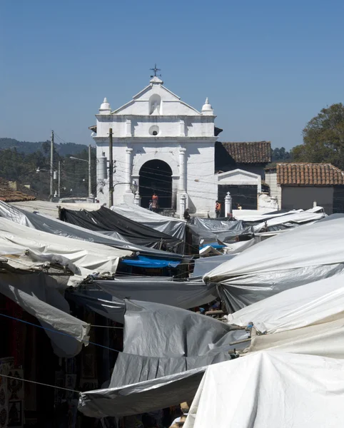 Chichicastenango에 과테말라 교회 — 스톡 사진