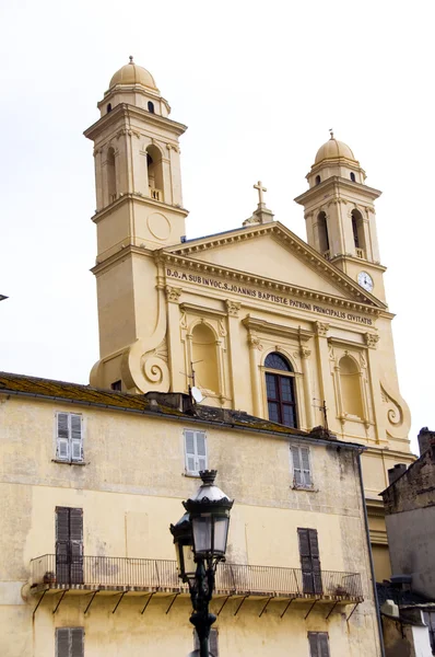 Jana Chrzciciela Kościół Korsyka bastia Francja Europa — Zdjęcie stockowe