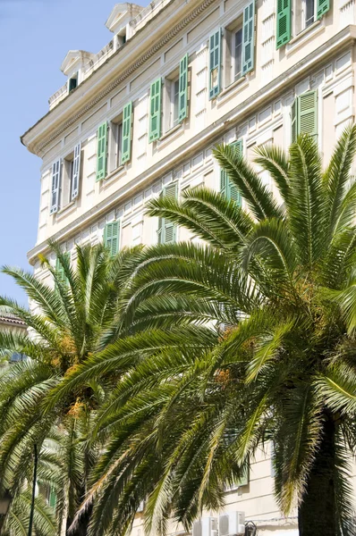 Architettura tipica ajaccio corsica isola di francia — Foto Stock