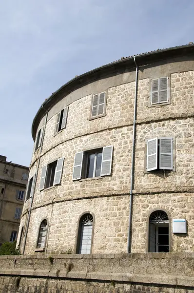 Medieval architecture bonifacio corsica — Stock Photo, Image