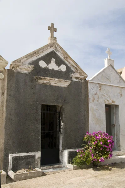 Mausoleer marin kyrkogård kyrkogård bonifacio Korsika Frankrike — Stockfoto