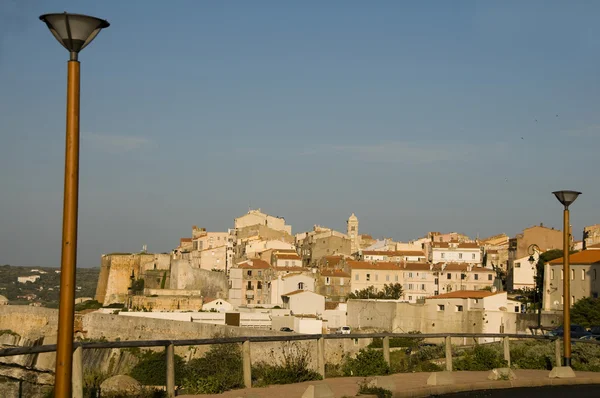 Medieval old city bonifacio corsica france — Stock Photo, Image