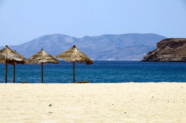 Spiaggia di mylopotas Ios Cicladi Grecia — Foto Stock