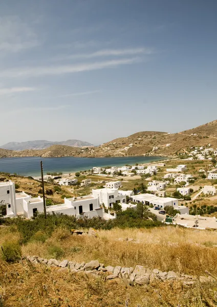 Panorama greek island ios — Stock Photo, Image