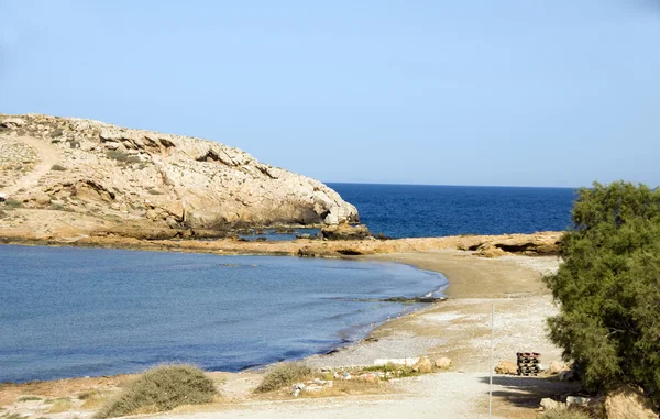 Koumbara 海滩 ios cyclades 希腊 — 图库照片