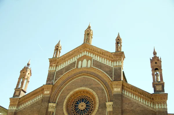 大教堂圣玛丽亚 del 胭脂红米兰意大利 — 图库照片