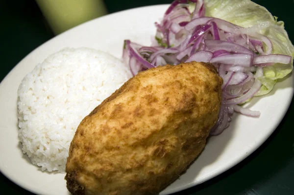 Papa rellena Peruviaans Voedsel aardappel — Stockfoto