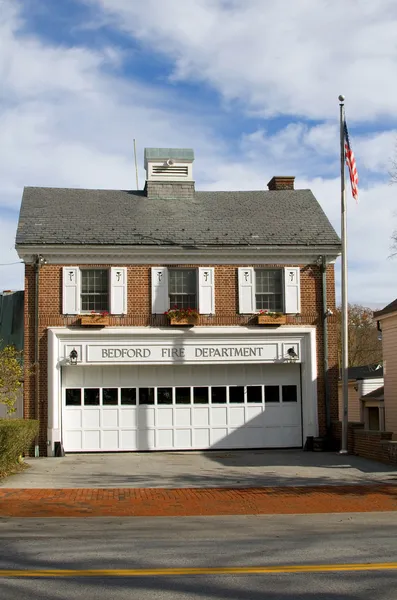Pemadam kebakaran gedung Bedford New York — Stok Foto