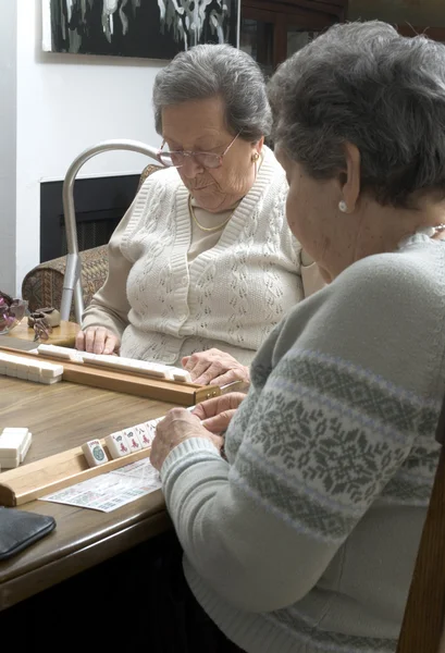 Spelen mah-jong — Stockfoto