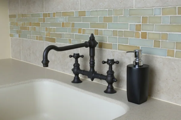 Baño personalizado con azulejos — Foto de Stock