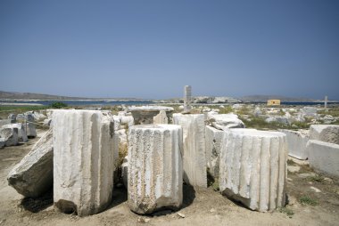 oikos ve büyük bir naxians delos Adası