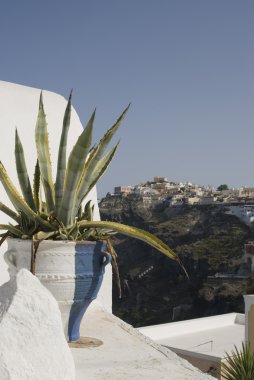 Santorini görünümü