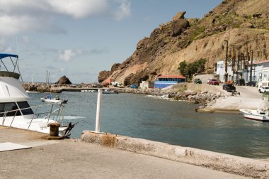 Fort bay harbor alt saba Hollanda Hollanda Antilleri