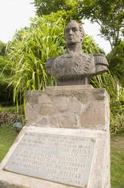 heykel simon bolivar windwardside saba Hollanda Antilleri