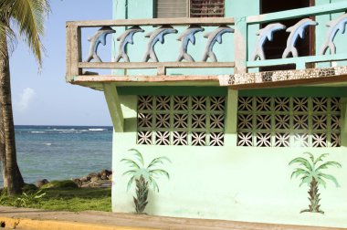 Cephe eski hotel waterfront büyük Mısır ada nicaragua