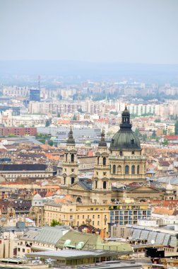 Cityscape St. Stephen'ın Katedrali Budapeşte Macaristan