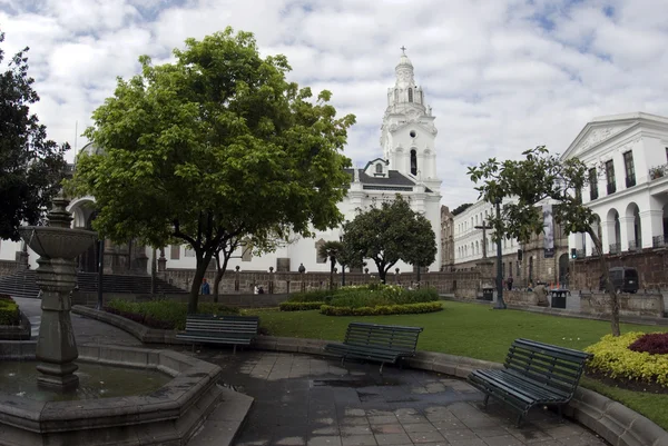 Plaza grande quito Ekvador — Stok fotoğraf