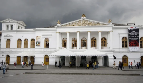 Nationale theater Operahuis quito — Stockfoto