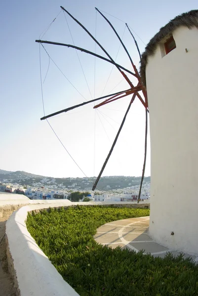 Windmill greek islands — Stock Photo, Image