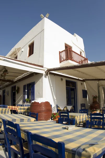 Greek island taverna — Stock Photo, Image