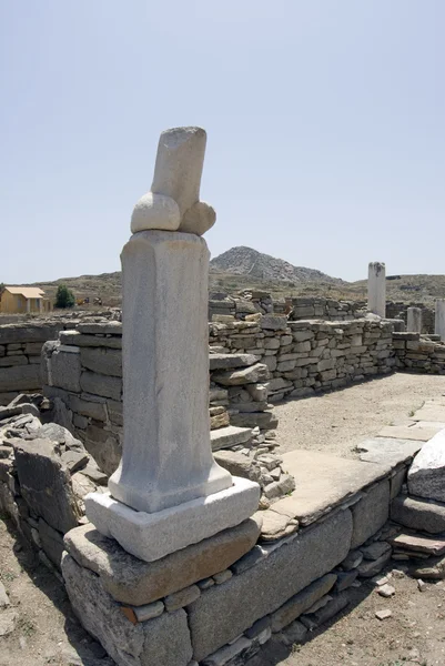 Falo templo de dionysos dionysus — Foto de Stock