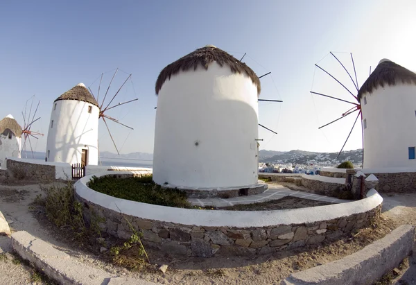 Mlýny mykonos — Stock fotografie