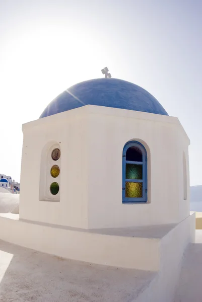 Iglesia vista santorini —  Fotos de Stock