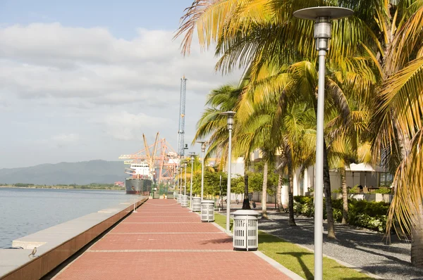 Waterfront utveckling program port of spain Trinidad — Stockfoto