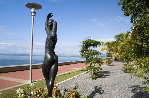 Nábřeží rozvoj programu port of Španělsko trinidad — Stock fotografie