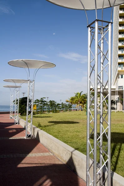 Architecture details waterfront development program port of spain — Stock Photo, Image