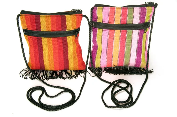ニカラグアで作られた不織布バッグ財布 — ストック写真