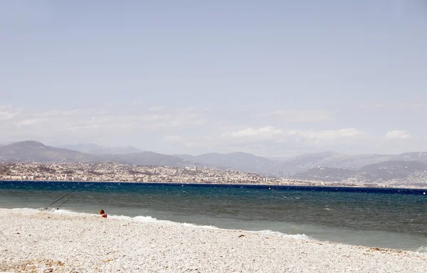 Francuska Riviera Cote d'azur Nice Francja Morza Śródziemnego — Zdjęcie stockowe