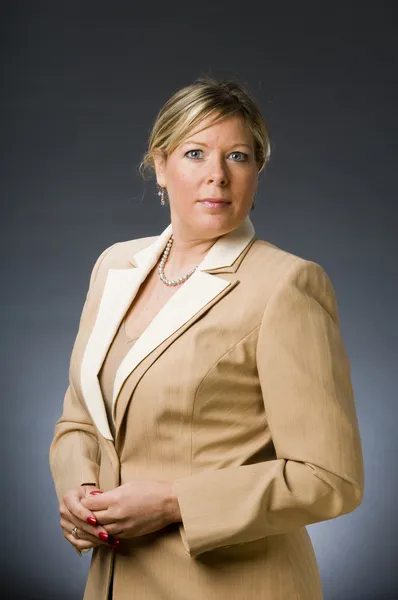 Cute forty year old woman senior business executive — Stock Photo, Image