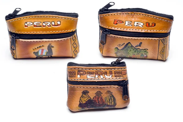 Change purses from peru — Stock Photo, Image
